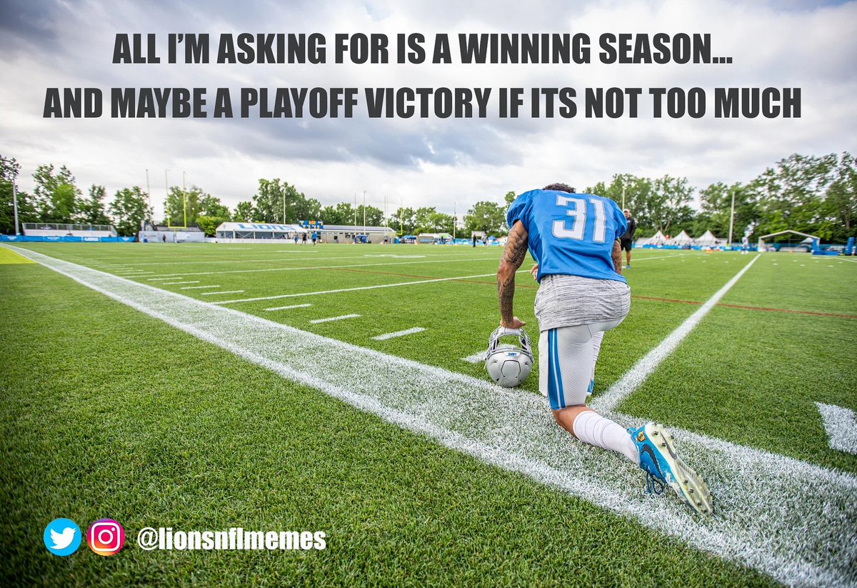 Lionsnflmemes On Twitter The Prayer Of Every Lions Fan Each Season Follow Us For More Fun Lionsnflmemes Detroitlions Nfl Football Detroit Michigan Onepride Lionsnflmemes Jokes Humor Memes Https T Co Solrba0bpz