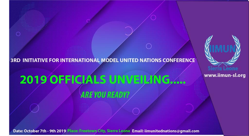 InitiativeModel's tweet image. Are you ready?

#IIMUNSL2019
#Growing together; Youth and the Work of the United Nations!