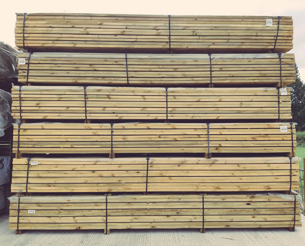 Produced in our Polish Sawmill from superb quality kiln dried #pine our #pressuretreated #FSC #C24 #carcassing offers both - strength performance and long service life