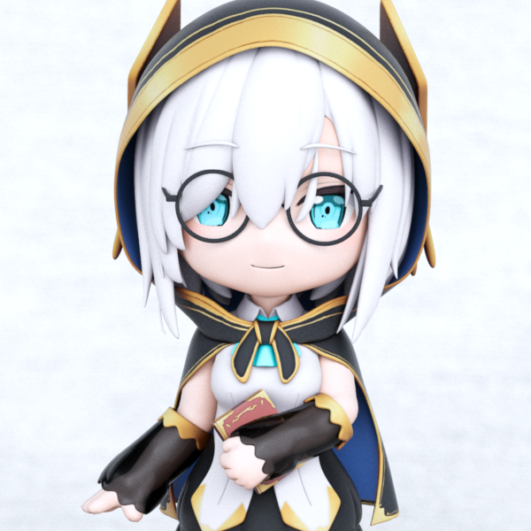 「アルス・アルマル? figure style 3DCG
#マル描いてちょんっ 」|InabaTewi@にじそ07・wf2023sのイラスト