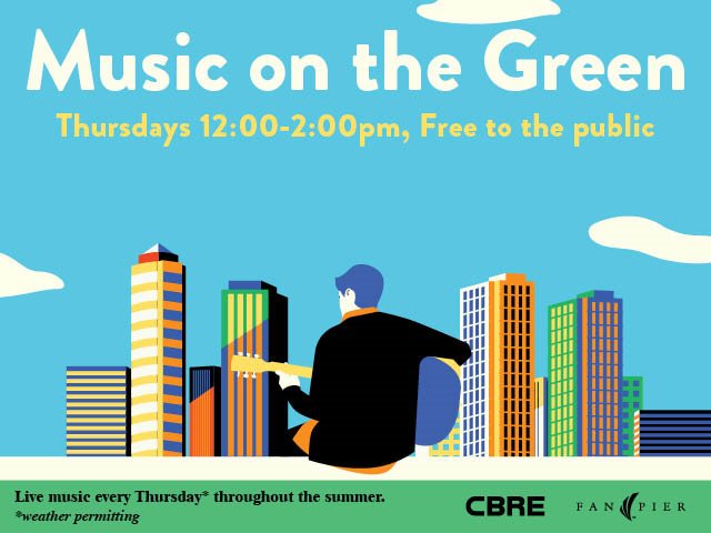 Music on the Green series continues today at noon featuring Berklee alum Nathalie Hernandez #lunch #Boston #summerintheseaport #musiconthegreen #FanPier #bostonUSA #visitseaport
