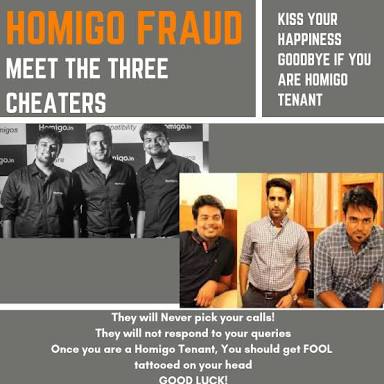 shiv_itagimath's tweet photo. Why #Homigo fraud case is not grabbing media attention?Only victims knows pain of losing money of Rs15 lakh each.ItsTrue that we are educated fools who believed #IIT graduates cannot turn into 420.Criminal lawyer C V Nagesh is helping #Homigo fraudsters @BSYBJP @CMofKarnataka https://t.co/0nG6LNuAAU
