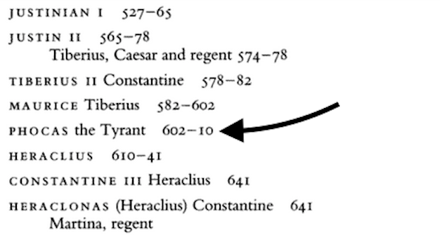 Heraclius' smear campaign against Phocas turned out to be an extremely successful pr strategy, classic damnatio memoriae.... successful to the extent that even some modern scholars keep falling for it.