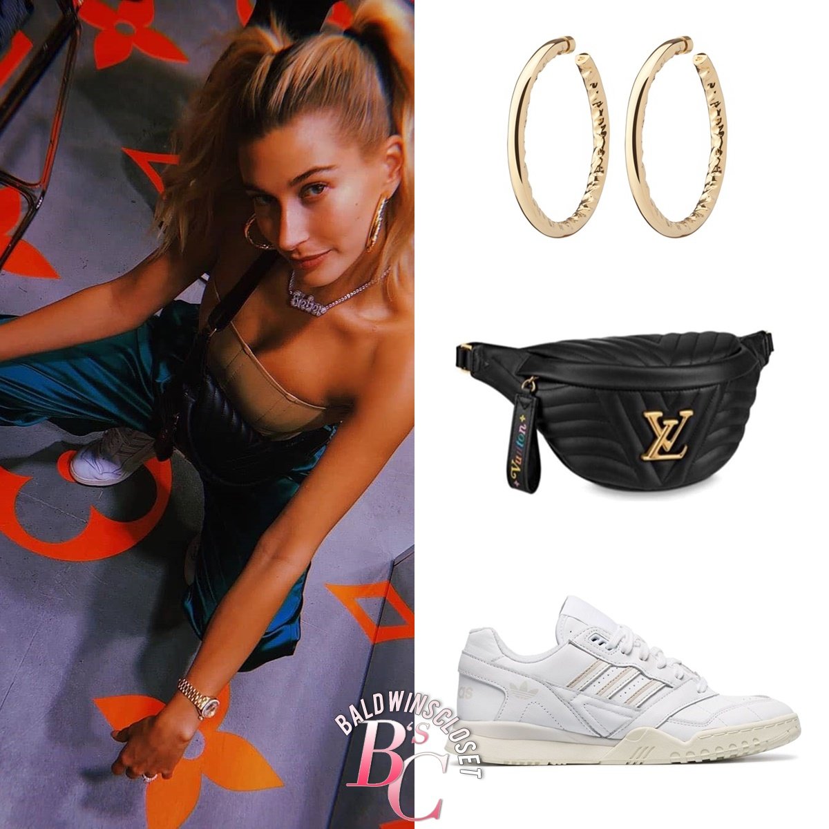 Hailey Bieber's Closet on X: August 1, 2019 - #JustinBieber posted this  cute photo of him & hails. #HaileyBieber wore a #AreYouAmI Corset for  $295.00, #Balenciaga Pajama Pants for $850.00, #JenniferFisher Hoops