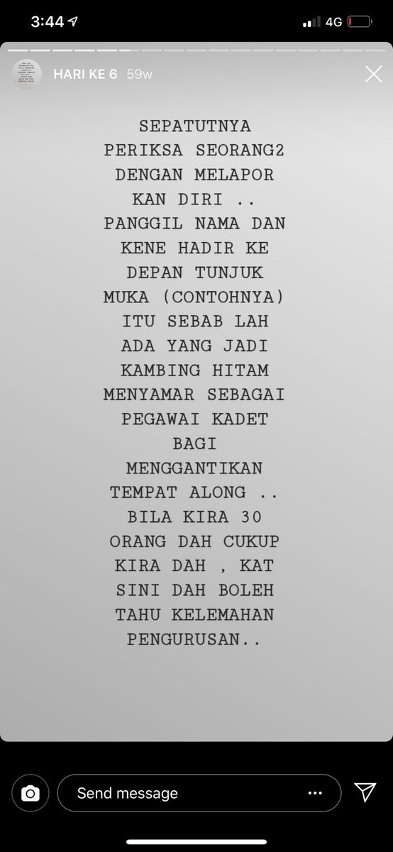 faeznasirr's tweet photo. Mengenai Kes Arwah Zulfarhan, aku terfikir takkan pihak pengurusan UPNM langsung tak tahu pasal kes ni, akhirnya aku dapat jawapan ni dari IG adik arwah. https://t.co/PHKigvtGK6