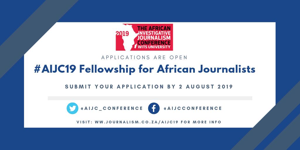 YV4SDGs's tweet photo. Applications are open for the AIJC19 Fellowship for African Journalists @AIJC_Conference @Journ_sa #AIJC19 - https://t.co/iJ0yGrAhYJ via @OpportunityDesk 
#SDGs 
#YV4SDGs https://t.co/rJxuYVaVpY