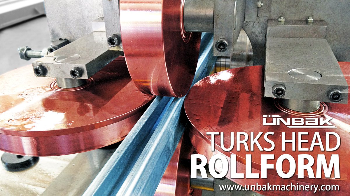 unbakmac's tweet image. TURKS HEAD Rollform Unit bu UNBAK Machinery CO LTD

#unbak #turkshead #rollform #rollformingline #engineering