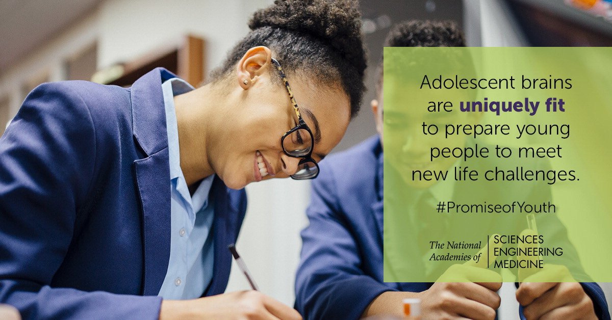 theNASEM's tweet image. Our society has a collective responsibility to build systems and enact policies that help young people thrive. By embracing this responsibility, we can ensure that all young people can impact the world for the better. ow.ly/PKpj50vjEvF #PromiseofYouth