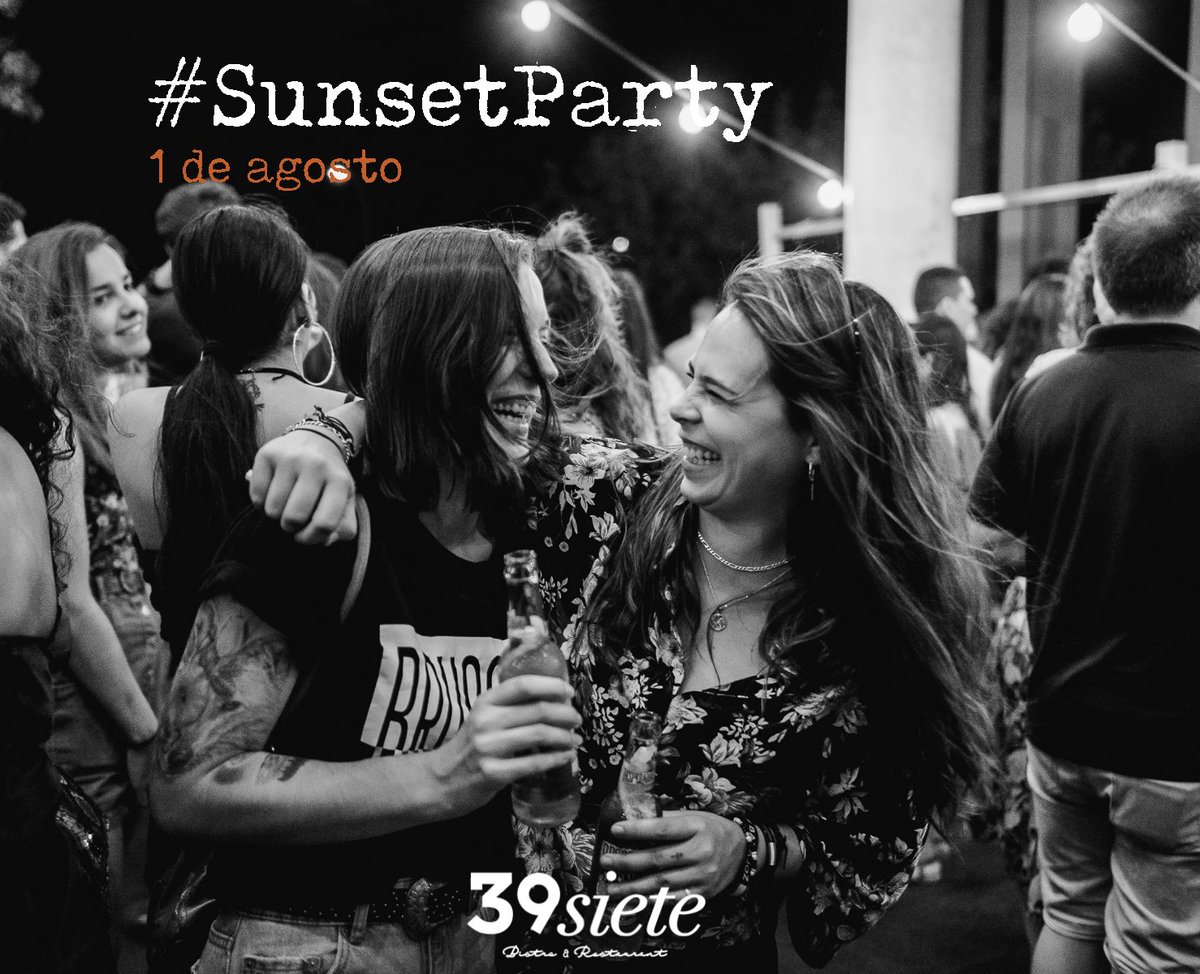 ¡No faltes a tu cita! Esta tarde-noche te esperamos en #39siete 😎 Disfruta de la mejor puesta de sol de #Badajoz con el mejor ambiente ☀️

Que no te lo cuenten...

#amamosloquehacemos #saborea39siete #sunsetparty