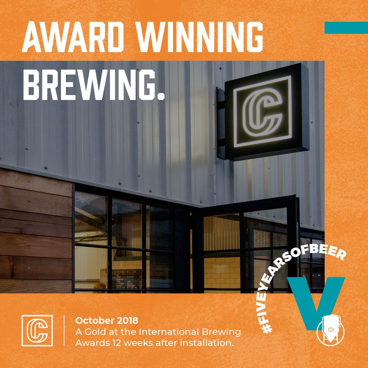 SSVLimited's tweet photo. We always celebrate when our customers win awards but in October 2018 we were over the moon to see @RoundCornerBeer Brewery won Gold and silver at the International Brewing awards just 12 weeks after their new brewhouse had been installed.
#5yearsofbeer #ssvlimited #brewbloc https://t.co/R7361bcuvB