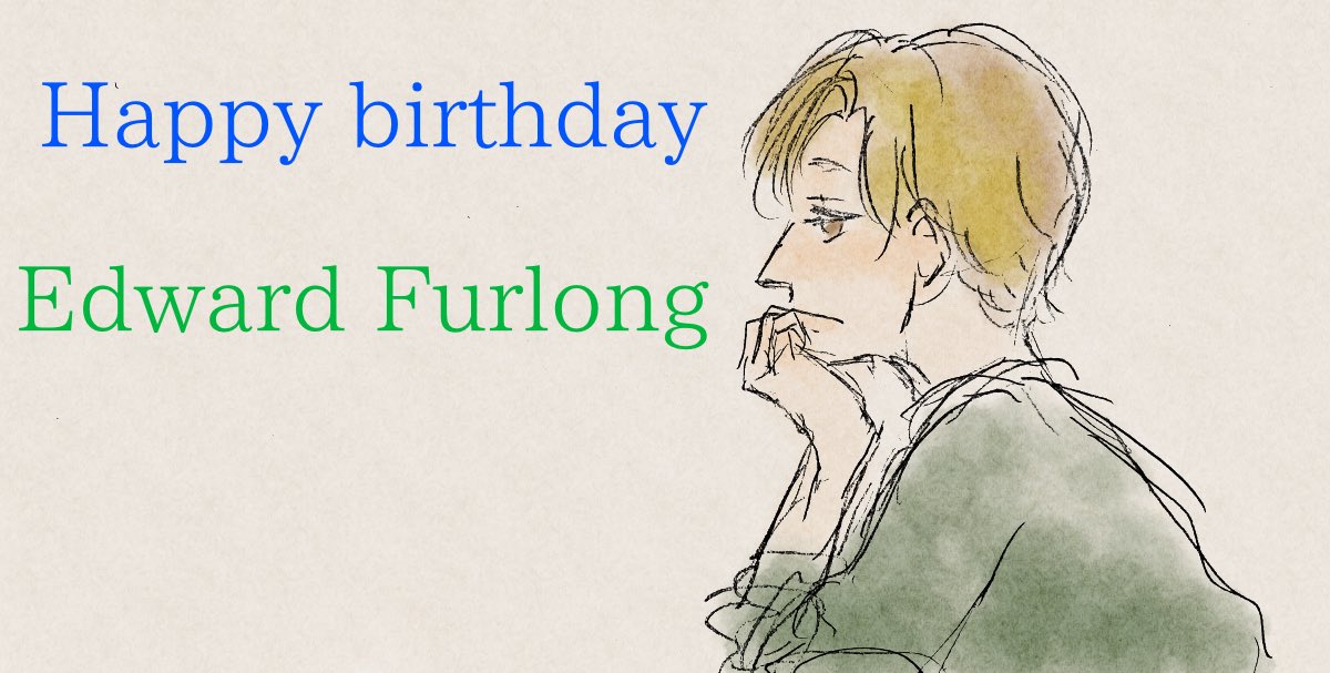 Happy birthday Edward Furlong !                                