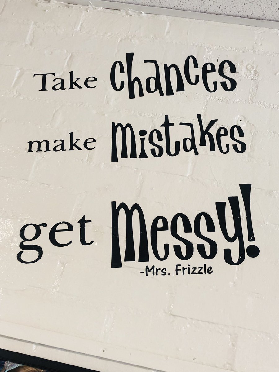 Some new hallway decor at Program Challenge! #studentcentered #takechances #makemistakes #getmessy #GSCSTakestheLead