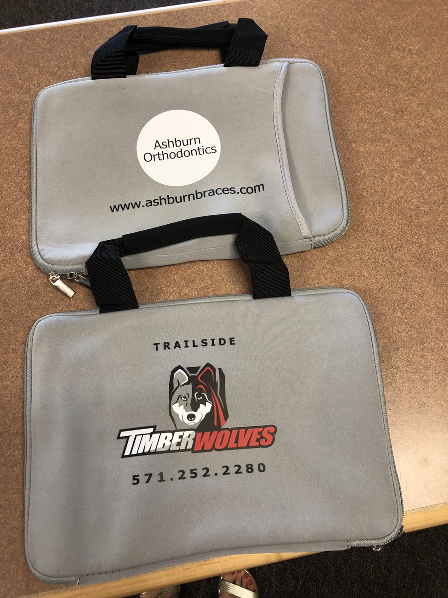 Thank you @Ashburnbraces for your delivery today of chrome book covers. @TrailsideMiddle students are going to love these!!! Thanks for your continued partnership @jenny_miller16 @bridgetbeichler @MrEncapera @Martinez_LCPS @nslev116