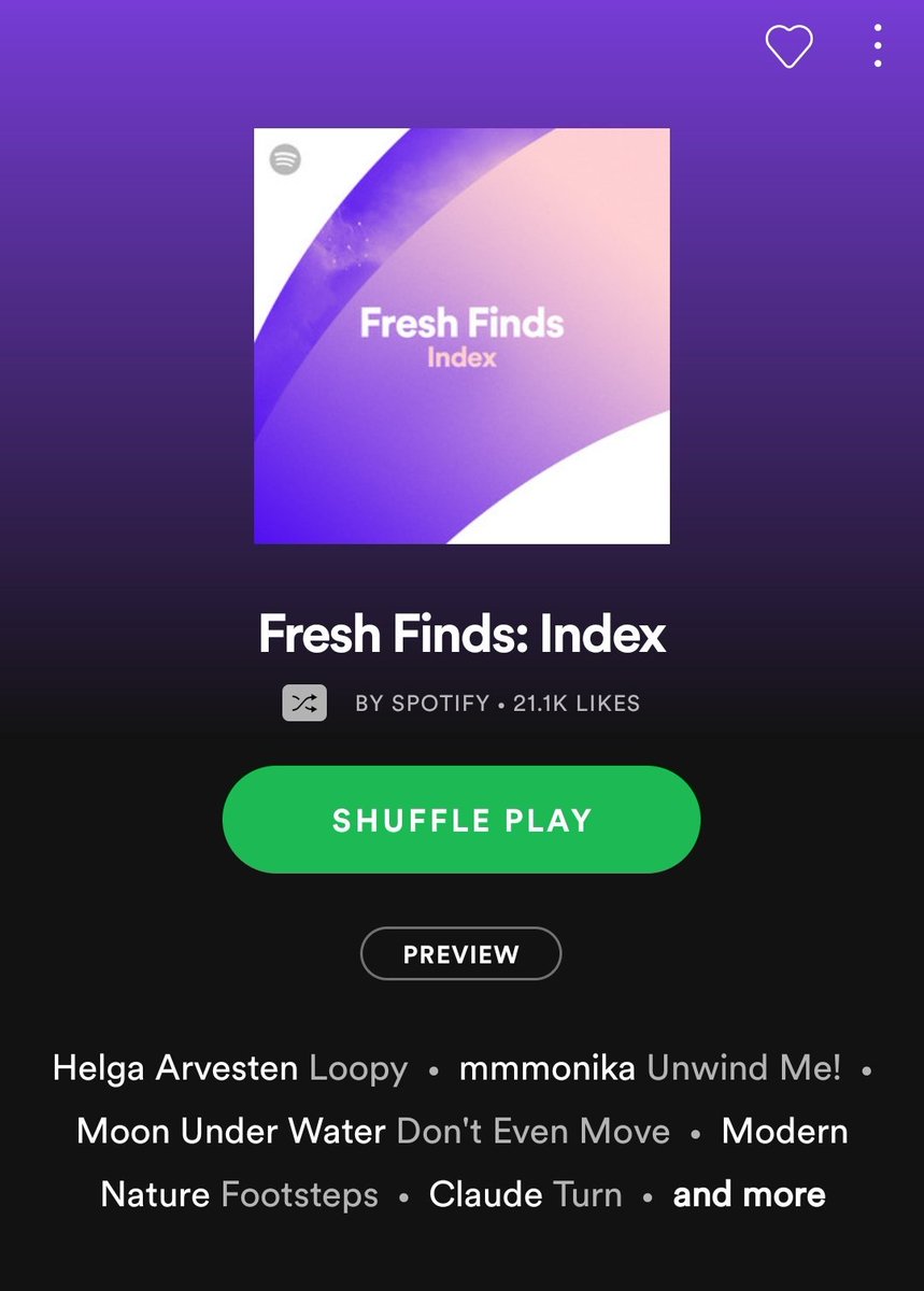 muwmus's tweet photo. Very pleased to be featured in @spotify Fresh Finds playlist again. Trust the algorithm, folks. https://t.co/6RL10oGAvm