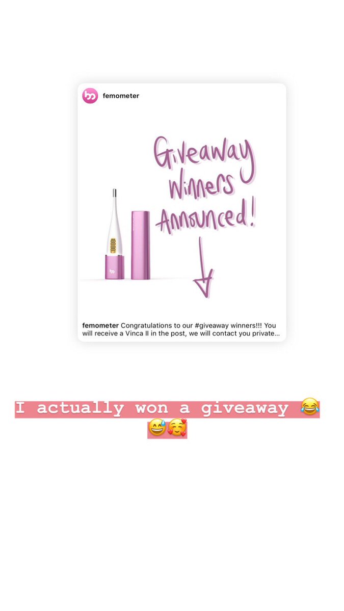 TheSarahLydia's tweet image. Waking up to winning the only IG giveaway I’ve ever entered was fun. Yay! #fertilityawarenessmethod #birthcontrolsyndrome #endometriosis