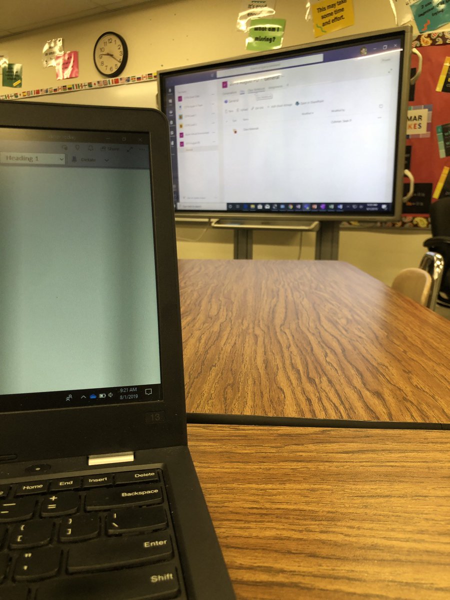 Getting my learn on!... Fortifying the foundation of my classroom’s organization (Microsoft Teams).