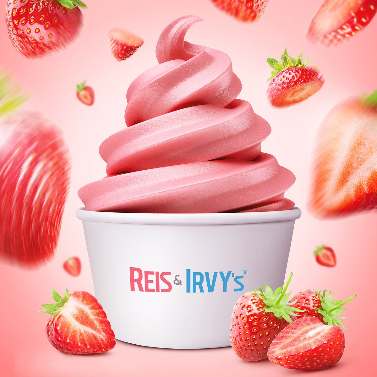 We are berry excited about our new flavor of the month for August! Delight in our sweet Strawberry froyo before the summer ends! 

#reisandirvys #froyorobots #thefutureoffrozen #froyo #flavorofthemonth #strawberry