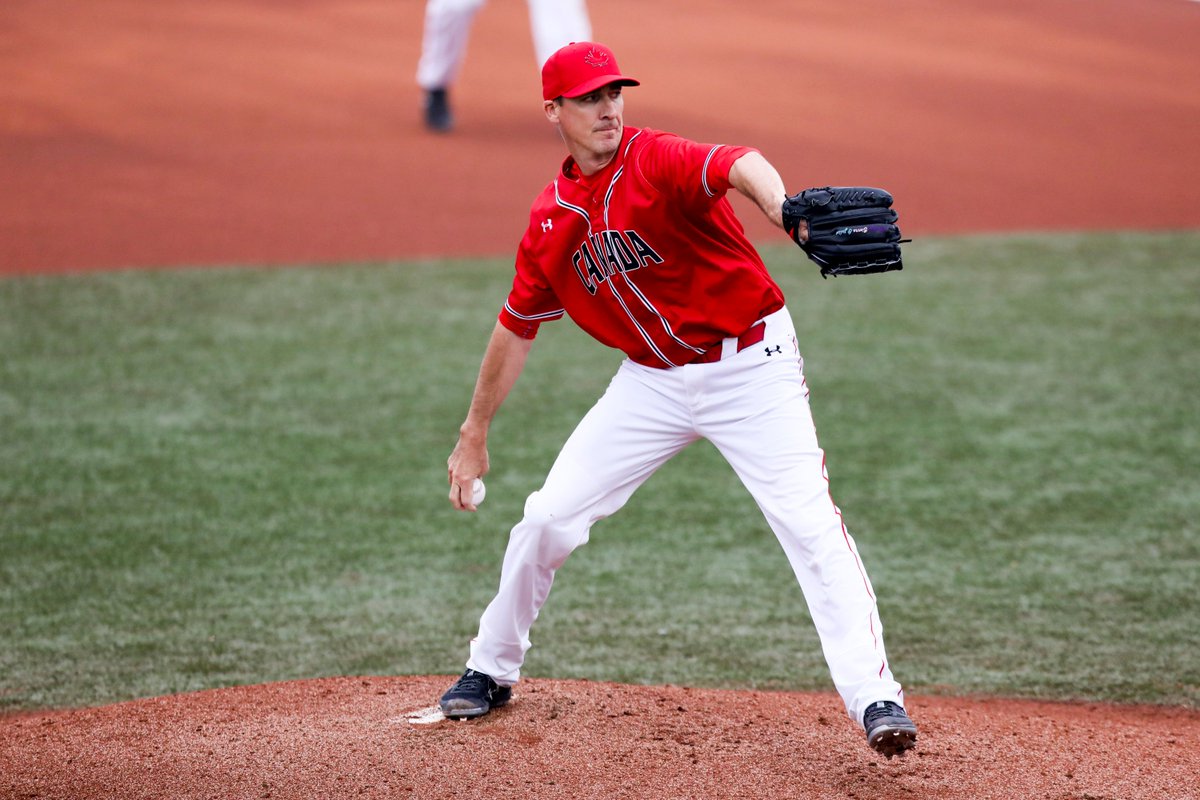 baseballcanada's tweet photo. ⬆️5⃣ @Scott48Richmond comes back with a 1-2-3 frame getting 1-3, K, K!

🇨🇦 0, 🇨🇴 1

#Lima2019 

📸 @fotocarolcoelho https://t.co/sAxiQ5qdcY