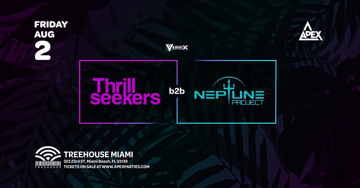 On my way to Miami for a special b2b Open To Close with <a href="/Neptune_Project/">Neptune Project</a>  See you soon. 🚀