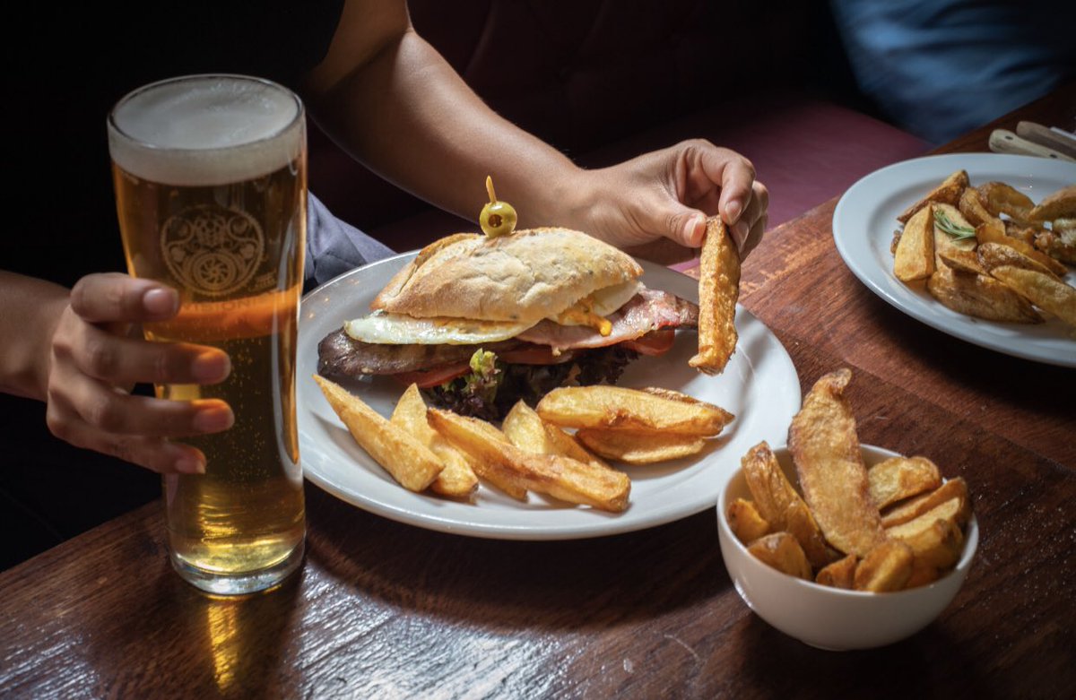 BifeUK's tweet photo. Our Lomitos, traditional steak sandwich from Argentina, are freshly made every day!! You can either takeaway them £7 from 11am to 1pm or eat it at £8.50. And yes, they include fries! 😸🙌🏻 https://t.co/YAhWXaHfYM