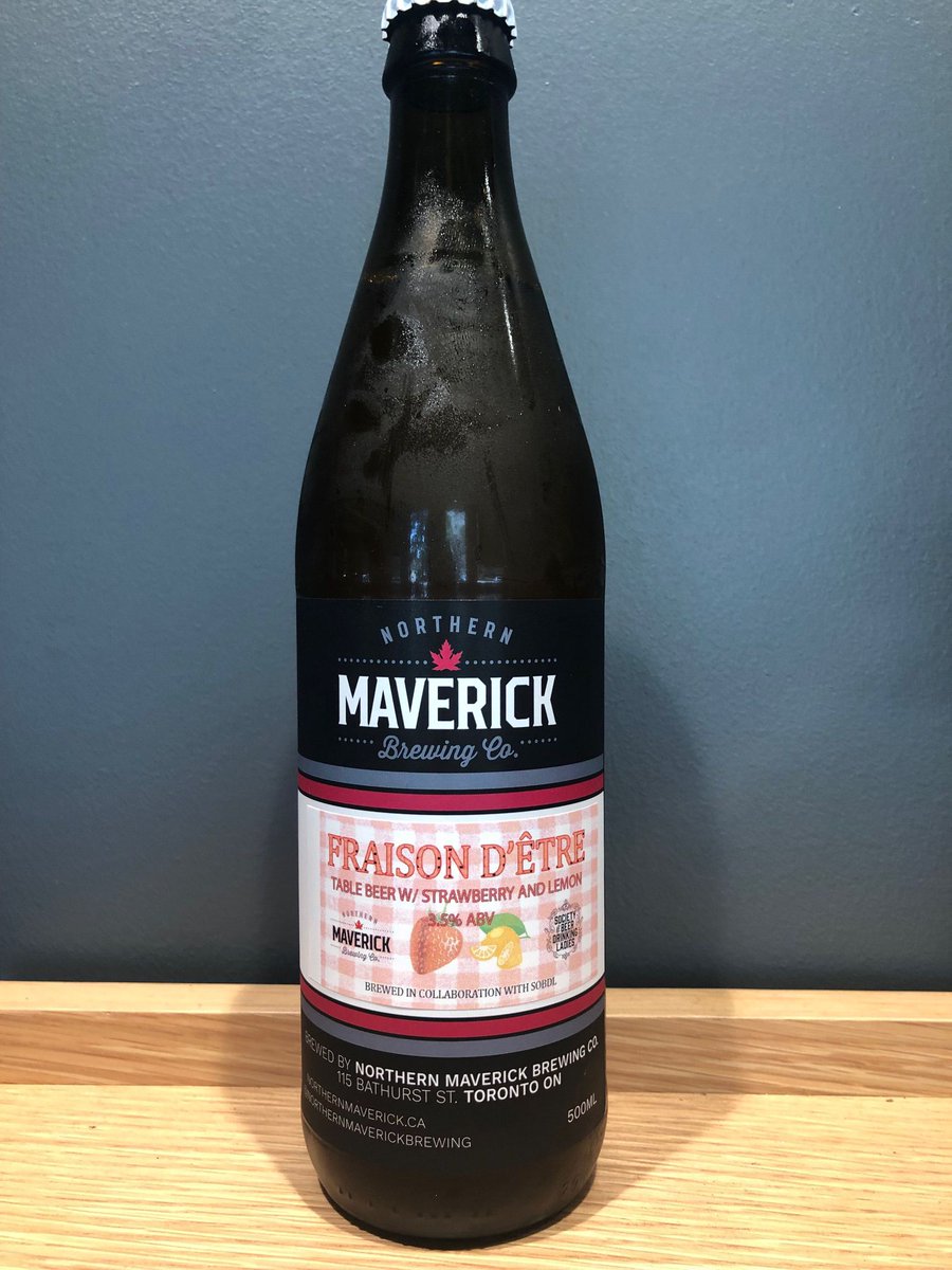 cestwhattoronto's tweet photo. Augustโs #goodtap feature is a collab between @ladiesdrinkbeer and @northernmaverickbrewing!
Fraison Dโรชtre is a Belgian table beer with strawberries and lemon zest, and will be on tap all month long!
$1 from every pint goes to @canadianwomensfoundation https://t.co/QQa6HEefE3