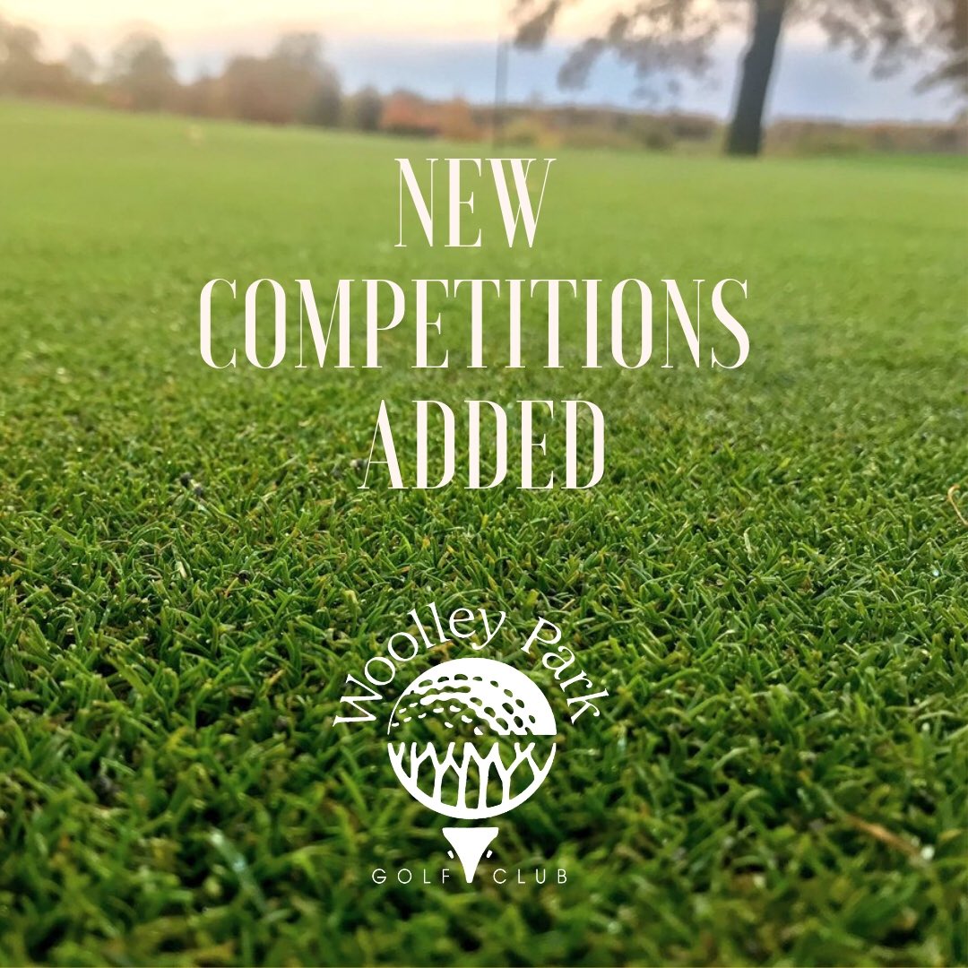 Woolleyparkgolf's tweet image. A selection of new gents qualifier competitions have been added over next few weeks. It’ll be a great addition when these qualifiers can be entered by ladies and gents from November 1st #fowardthinking