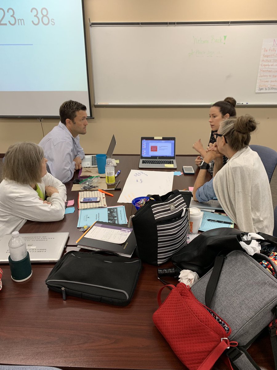 <a href="/HCPS_IMs/">Instructional Mentor</a> participate in Master Trainer Training for Leadership #Summer2019Training