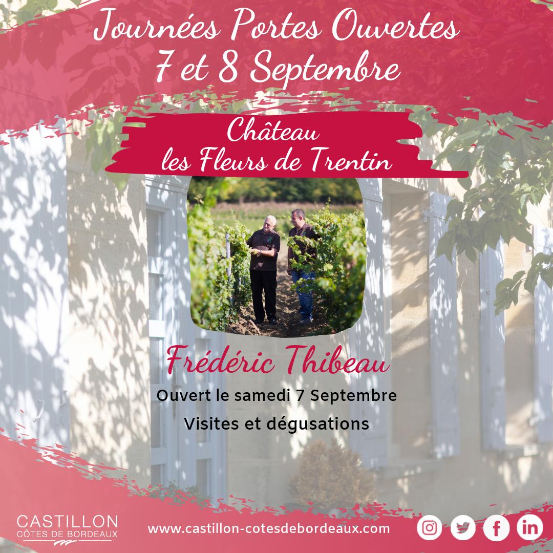 PORTES OUVERTES
Découvrez 3 de nos vignerons qui vous feront découvrir l'Appellation lors des portes ouvertes du 7 &amp; 8 Septembre :🍇Château de Pitray🍇Château Bellevue🍇Château Les Fleurs de Trentin
Notre programme : bit.ly/portesouvertes… 
#achacunsoncastillon #vinsdebordeaux