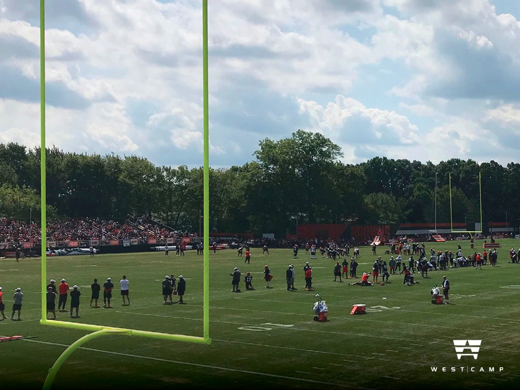 2019 <a href="/Browns/">Cleveland Browns</a> Training Camp 🏈 is underway and  all public sessions are sold out! We’re thrilled to have outfitted their Berea Training Facility as their Preferred Display Graphics Provider! #BrownsCamp #cleveland #displaygraphics #morethanaprinter