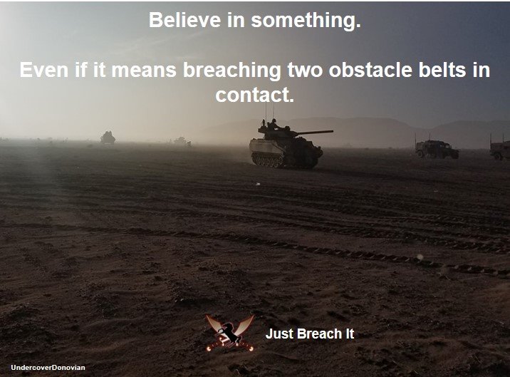UDonovian's tweet photo. Breach two obstacle belts at the CHOD/Peanut Gap in contact? Sure!
#SOSRA #JustBreachIt #DonovianArmy #58thCEC #RedDevils #OnwardToUjen #KeepAtropiaDonovian
FB & IG: @UndercoverDonovian
https://t.co/ETLXU0G1D7 https://t.co/d6NxsYge2f
