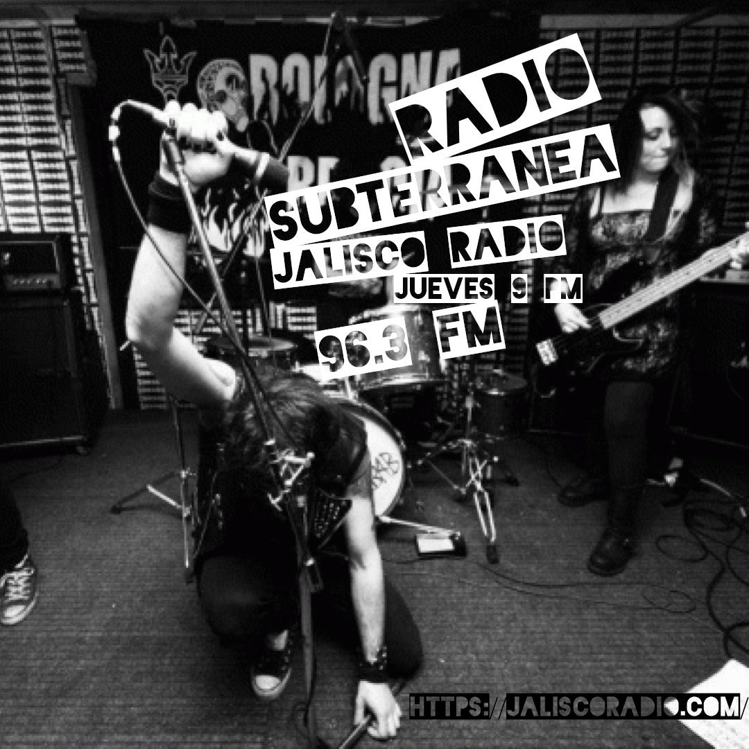 Subterranea963's tweet photo. ¡Ya es jueves! Escúchanos a las 9 PM por @JaliscoRadio 96.3 FM #GDL, 91.9 FM Pto. Vallarta y 107.1 FM Cd. Guzmán o https://t.co/RWMDWdTPB6
Hoy giraremos algo de @kmfdmofficial, #Stockhaussen, #HorrorVacui, @TheAdicts y más.
Conduce: @juandeaves 

#RadioSubterránea https://t.co/XbrGCAeGV7