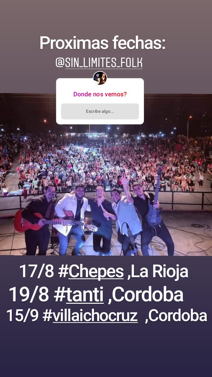 FolkLimites's tweet photo. Proximas fechas... https://t.co/ZK9dLOu1Dd
