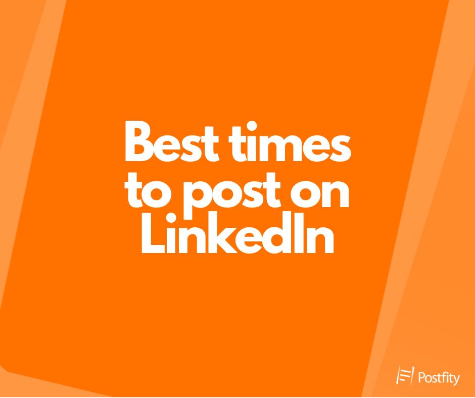 Postfity's tweet image. To get your LinkedIn going, post when the recruiters and people searching for connections are active. #propertime #workinghttps://pos.li/2crass