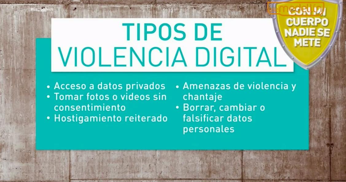Telemedellin's tweet photo. Hablamos de la "Violencia Digital -  Abuso Sexual" ((Al aire)) #ConMiCuerpoNadieSeMete >>> https://t.co/4KuegJdCvg https://t.co/w7fpwwCnqX