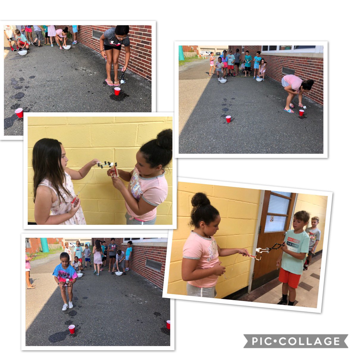 STEMINTHESUMMER's tweet photo. What a way to end the week @STEMINTHESUMMER ! A marshmallow relay and fill the cup water challenge gave the kids a chance to test their #hydraulicclaw designs! Thank you to all of our problem solving participants! @Bauerenrichment @RoystonsLions https://t.co/xMJtrCS0GX