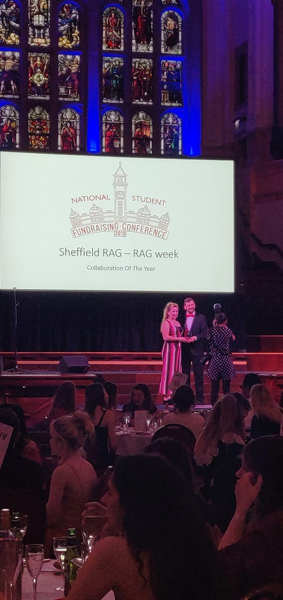 Huge shoutout from the NaSFA Awards last night where <a href="/BummitHitchHike/">Bummit</a> won 'Best Local Impact Project' and <a href="/SheffieldRAG/">Sheffield RAG</a> won 'Collaboration of the Year'! An amazing achievement by all, well done!