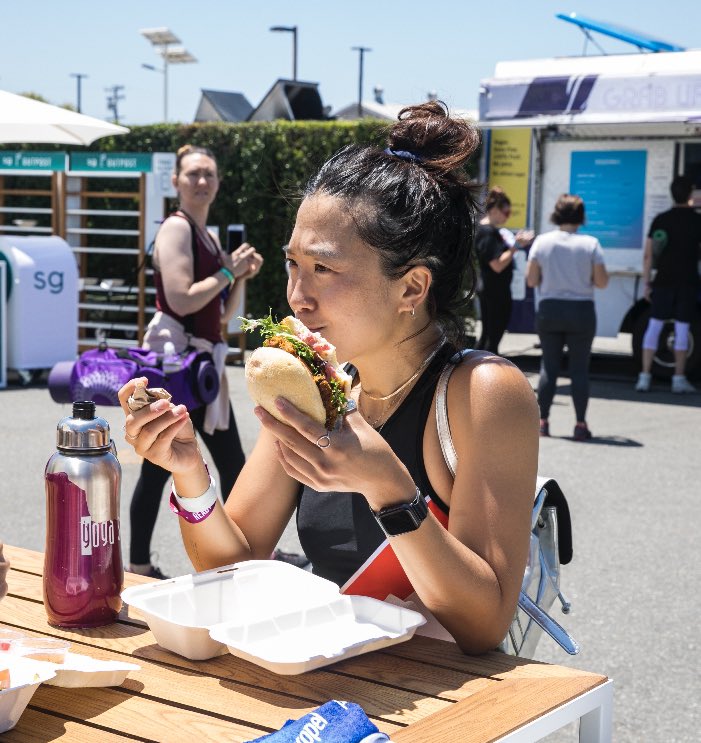 GreenTruck's tweet photo. The mother of all #plantbased burgers.  Our Mother Trucker Burger is made with organic kale, mushrooms, carrots, onion, garlic, spices, w/ oat flour as the binder.  Order today off our trucks or at @thetruckstop_la 🍔 #greentruckla #soyfreeburger #vegan #yelpla #lafoodie #laets https://t.co/ggbLnHMliQ