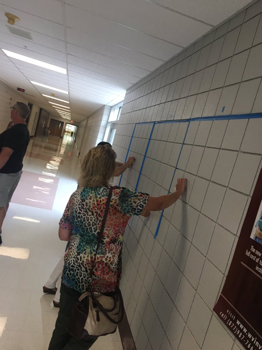 schwingaling's tweet image. TLO 7 has our learners using the blocks on the wall to practice using the coordinates in Game Lab. A great way to incorporate movement in the lesson!! @CodeWV @TeachCode #CodeWV #CS4WV