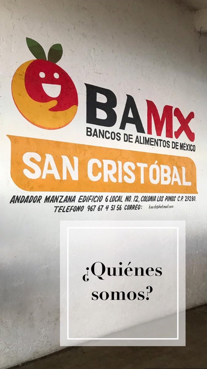 🍎 Pertenecemos a la Red de Bancos de Alimentos de México (BAMX) y trabajamos como un puente entre el donador y el beneficiario.