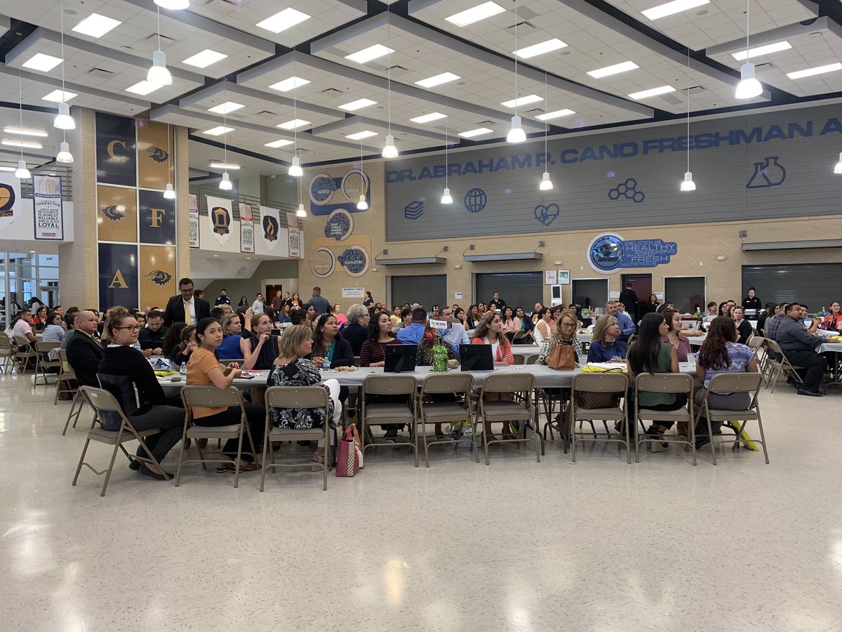 The next chapter in our HCISD story. We begin our 2019-2020 school year with new educators eager and ready to bring their talents to the classroom! 

We welcomed them to our family at today’s New Professionals Luncheon. #HCISDstories