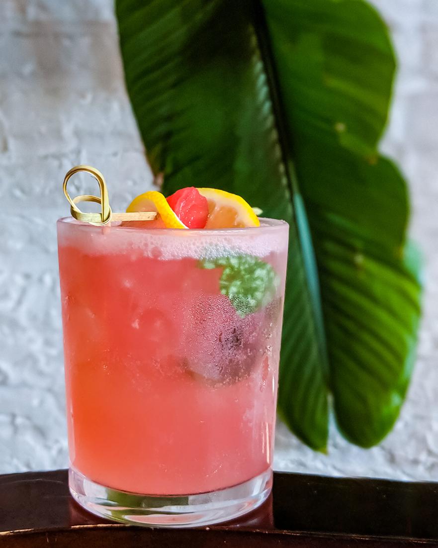 It's August! New month, new $5 #happyhour cocktail! Sandía 🍉 Sandía 🍉 housemade watermelon purée with vodka and lime. It's basically adult agua fresca! Join us weeknights from 5 to 7pm.