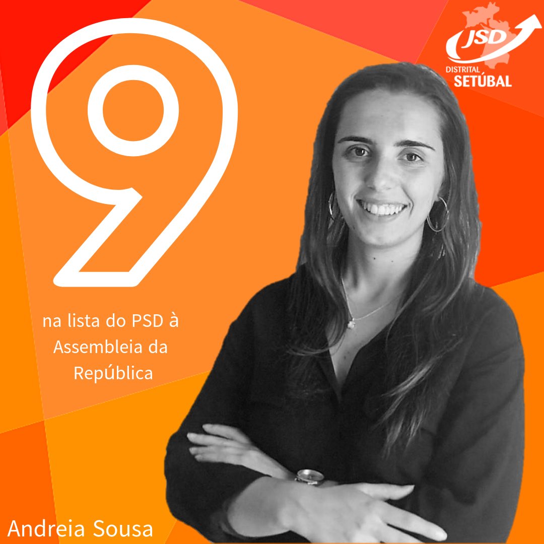 jsddistritalset's tweet photo. Legislativas 2019 🗳

Andreia Sousa, Presidente da JSD Alcochete e Coordenadora do Gabinete Cultural e de Ação Social da JSD Distrital de Setúbal, é candidata à Assembleia da República no 9.º lugar das listas do Partido Social Democrata. https://t.co/Vi38FAyG53