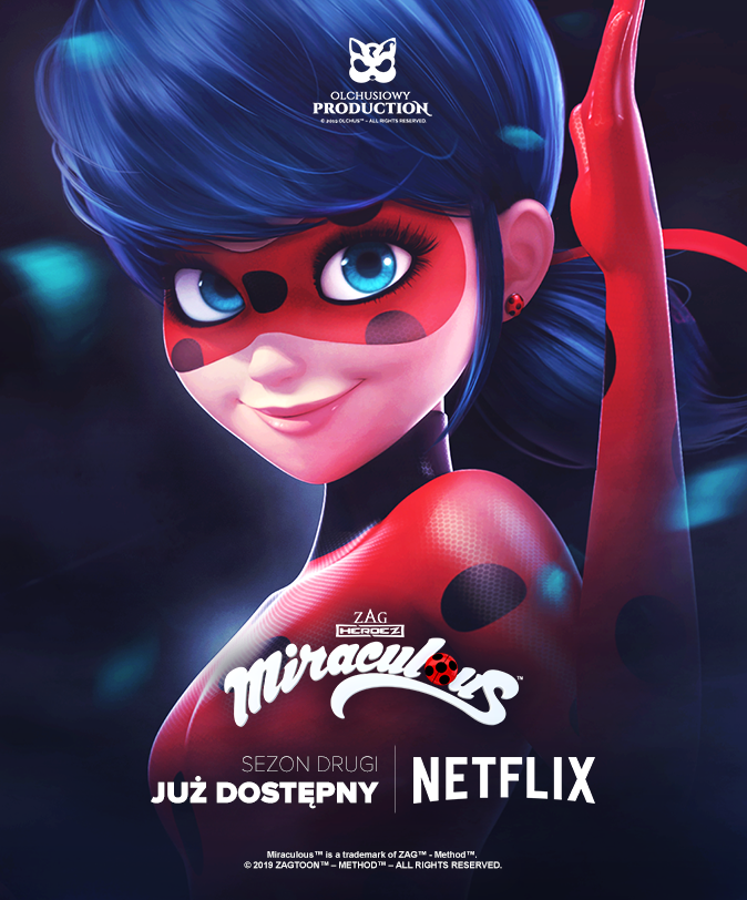 olchusmlb's tweet photo. 🇵🇱🐞Dzisiaj odbyła się premiera sezonu drugiego Miraculous na polskim Netfliksie! Możecie przypomnieć sobie przygody bohaterów z sezonu drugiego, oglądając w wysokiej jakości i przede wszystkim legalnie, wspierając twórców!
link: https://t.co/dpifMNN55p
#MiraculousLadybug https://t.co/7YMzmg71Pt