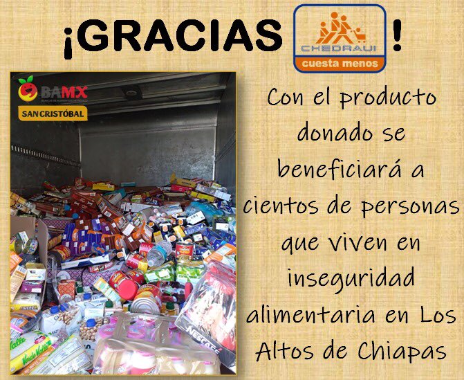🍎 ¡Muchas GRACIAS! <a href="/Chedrauioficial/">Chedraui</a>