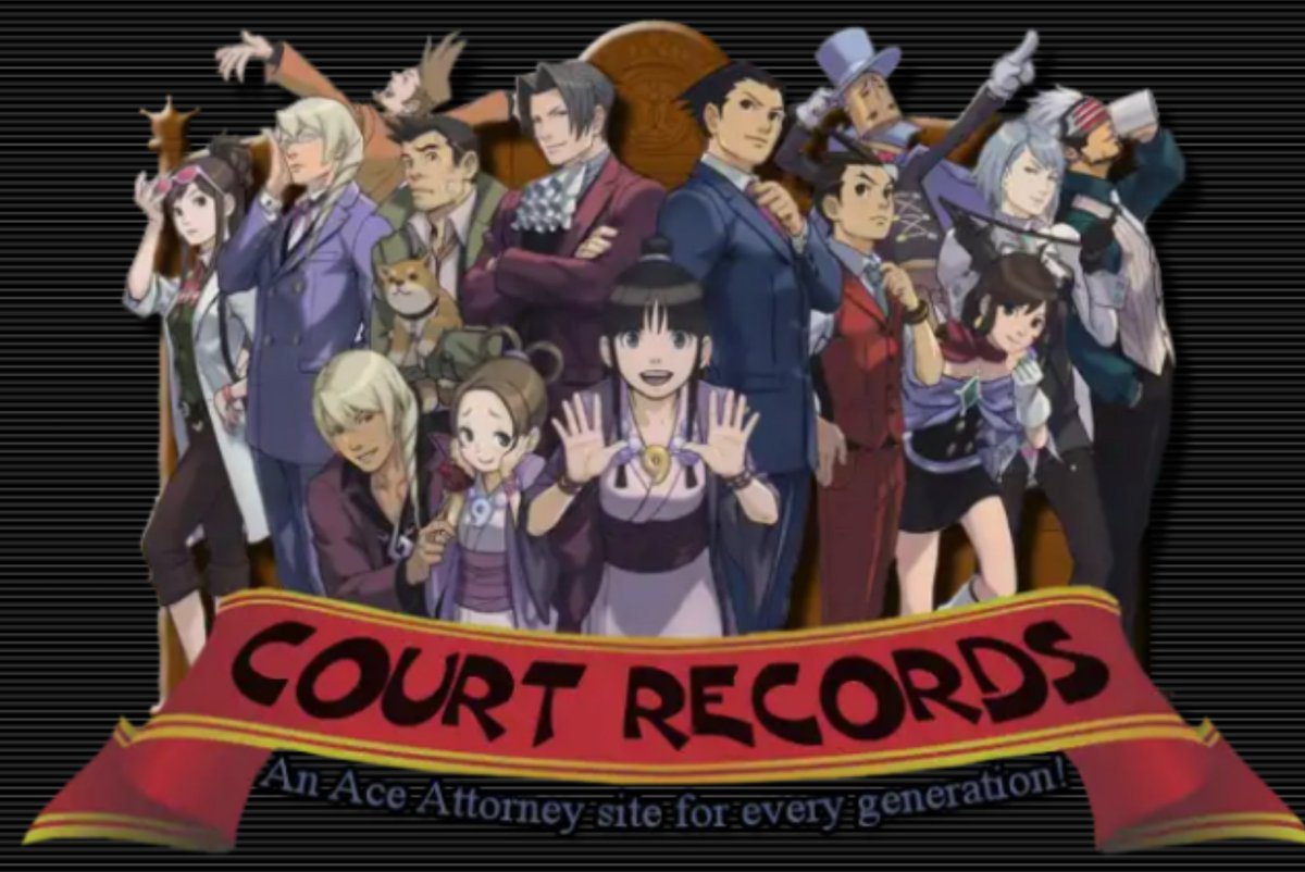 For keeping up to date with anything Ace Attorney, look no further than  @CourtRecords_. It's the ultimate hub for finding fan content, sprites, news, and everything in-between!