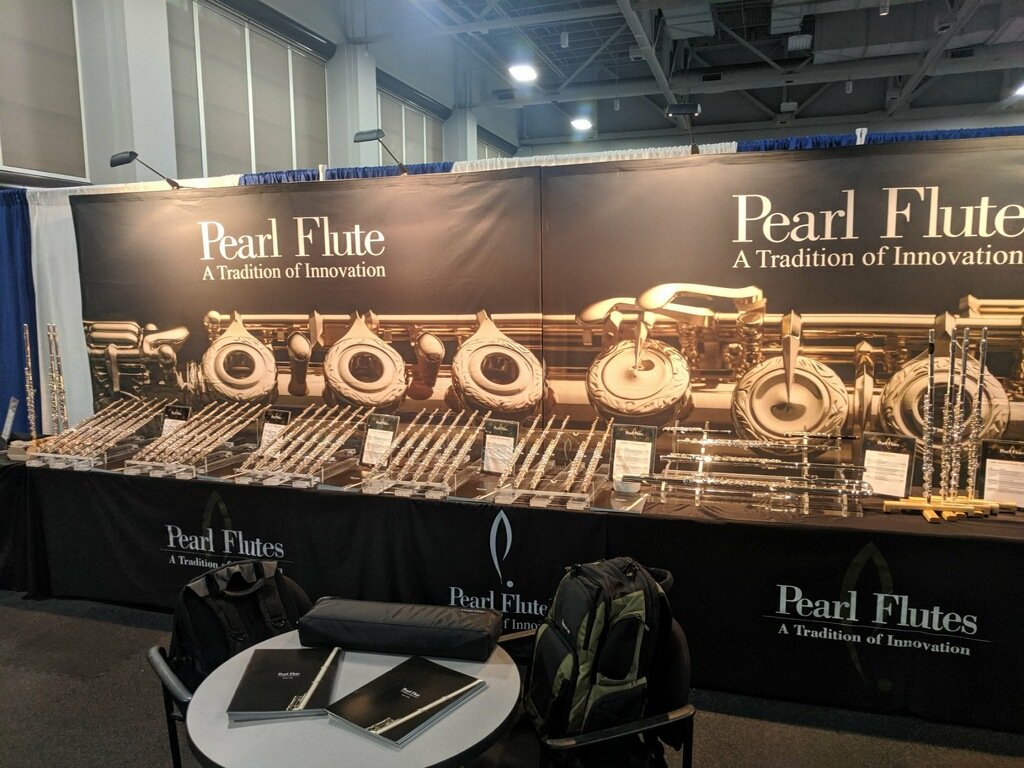Pearl_Flute's tweet photo. Day 1 of the NFA 2019 Flute Convention is complete... we hope to see you at the Pearl Booth before Sunday the 4th.
#NFAFlute2019 https://t.co/5uuE6bRK1Q