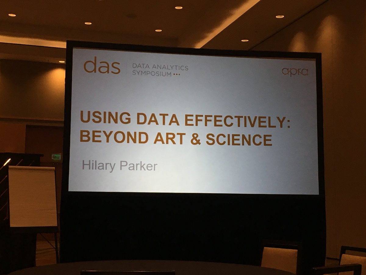 therealBGS's tweet photo. Major data science fan moment: watching @hspter speak at #APRADAS19 https://t.co/JSrgdE8Pn1