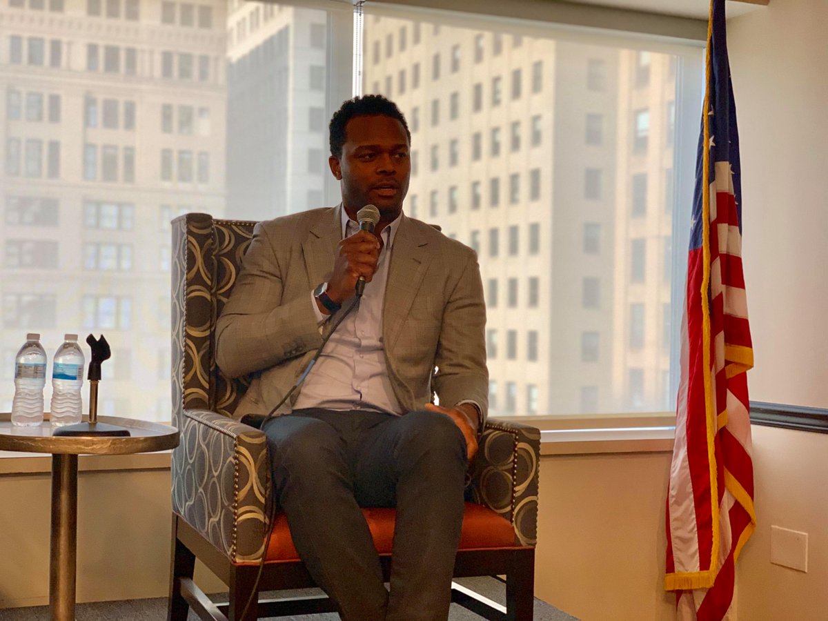 Panelist @WillAllenWAF sharing his thoughts on philanthropy in the Black community. #bpm2019 #1HOUR4POISE