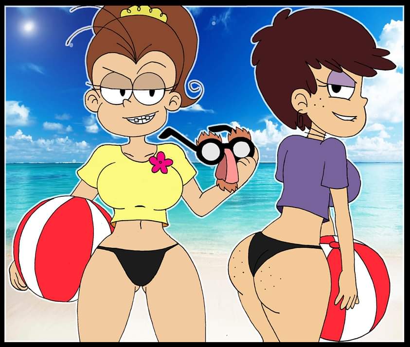 Luan y Luna loud Sexy #sexopornosexyamor #theloudhouse #loudhouse #luanloud...
