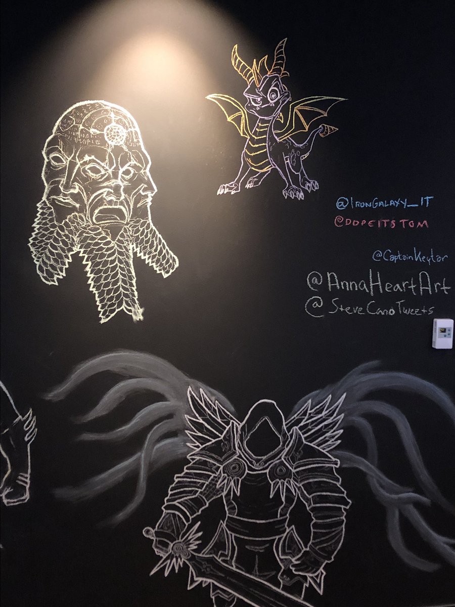 amcgator's tweet image. #Spyro #chalk #programmerart #LoveWhereYouWork